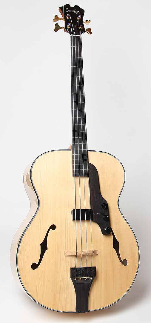 Archtop-Akustik-Bass