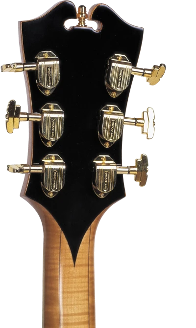 Kopfplatte einer Jazzgitarre